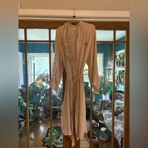 FP movement x Everlast - Free People satin boxing robe - size small